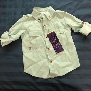 NWT mint green dress shirt or for outdoors/fishing